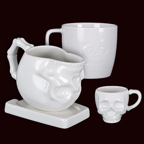 Skullis Porcelain Cups