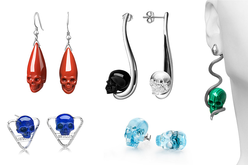 Skull Earringss