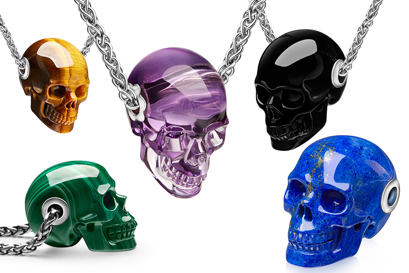Signature Gem Skull Necklaces & Pendants