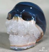 Recommend, Agate Geode Carved Crystal Singing Skull, Crystal Hollow