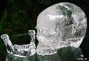 Huge 5.7' Clear Quartz Rock Crystal Carved Crystal Skull, Video