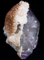 Oct 11, 2014 ACSAD (A Crystal Skull a Day) - Expressing Harmony - Fluorite with Calcite Carved Crystal Skull Sculpture