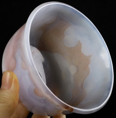 3.9" Premium Brazilian Agate Carved Crystal Cup, Crystal Healing