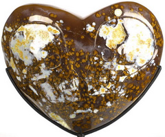 7.5" Agate Geode Carved Crystal Skull Lovers with Stand, Crystal Healing