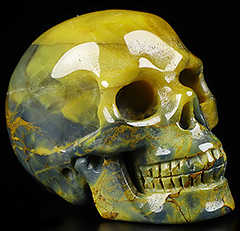 2.0" New Pietersite Carved Crystal Skull,Realistic, Crystal Healing