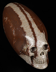 3.3" Sacred Shiva Lingam Carved Crystal Skull, Crystal Healing