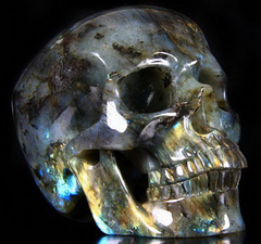 May 4, 2015 ACSAD (A Crystal Skull a Day) - Cherished Promises - Giant Labradorite Carved Crystal Skull