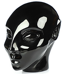 4.2" Black Obsidian Carved Fairy Elf Alien Crystal Skull Companion Sculpture, Crystal Healing Star Being Female Alien Reiki Healing Stone Statue