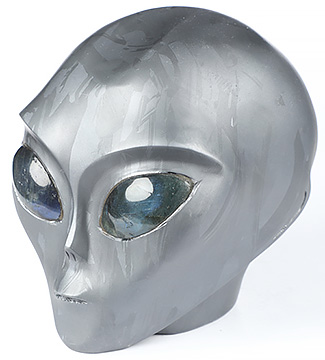 4.2" Tera-hertz Crystal Skull Companion with Labradorite Eyes， Reiki Healing Stone Statue