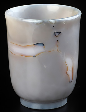2.4" Premium Brazilian Agate Carved Crystal Cup,Super Realistic, Crystal Healing