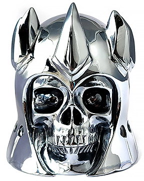4.6" Tera-hertz Hand Carved The King Crystal Skull Sculpture, Crystal Healing