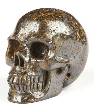 2.0" Matrix Opal Hand Carved Crystal Skull, Realistic, Crystal Healing