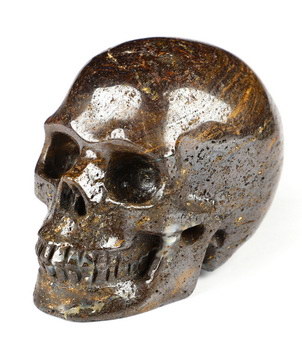2.0" Matrix Opal Hand Carved Crystal Skull, Realistic, Crystal Healing