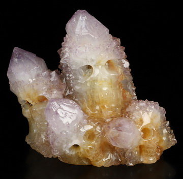 2.5" Spirit Quartz Hand Carved Crystal Skull Fine Art Sculpture, Crystal Healing