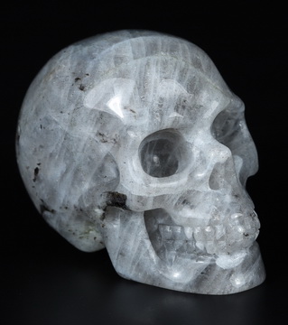 2.0" Labradorite Hand Carved Crystal Skull, Realistic, Crystal Healing