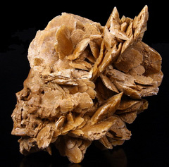 Mineral Specimen 7.4" Desert Rose Carved Crystal Skull