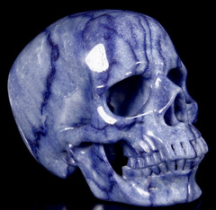 Dec 2, 2014 ACSAD (A Crystal Skull a Day) - The Crystal Skull of the Self - Blue Aventurine Carved Crystal Skull Sculpture