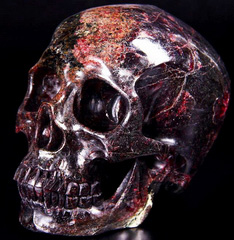 Sept 24, 2014 ACSAD (A Crystal Skull a Day) - Asaliah - Almandine Garnet Carved Crystal Skull Sculpture
