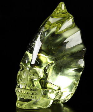 Sept 3, 2014 ACSAD (A Crystal Skull a Day) - The Radiance of Joy - Citrine Carved Crystal Skull Sculpture