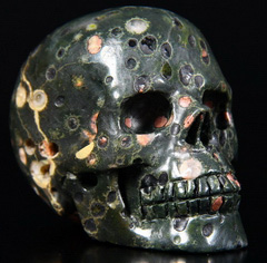 2.5" Plumite Carved Crystal Skull, Realistic