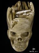 Mineral Specimen 2.5" Siderite Carved Crystal Skull