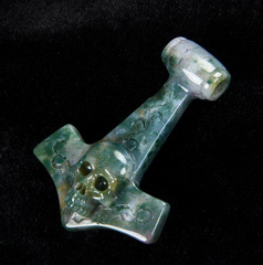 Indian Agate Carved Crystal Skull Pendant