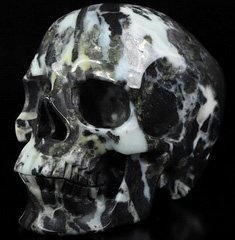 Huge 5.0" Chinese Amazonite Carved Crystal Skull,Super Realistic, Crystal Healing