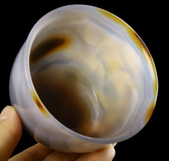 3.6" Premium Brazilian Agate Carved Crystal Cup, Crystal Healing