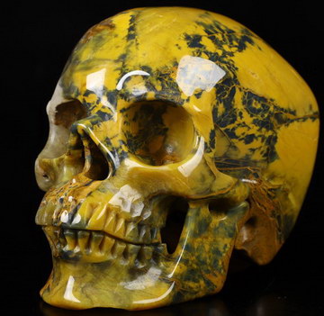 5.1" New Pietersite Carved Crystal Skull,Super Realistic, Crystal Healing