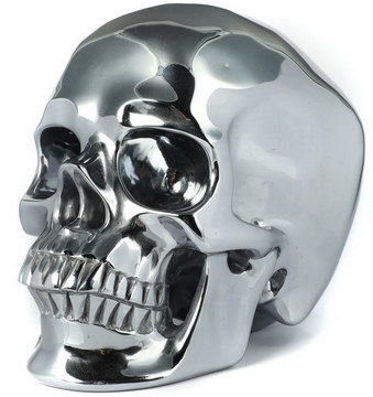 Lifesized 6.9" Tera-hertz Carved Crystal Skull,Super Realistic, Crystal Healing