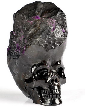 Gemstone 2.1" Sugilite Hand Carved Crystal Skull, Crystal Healing