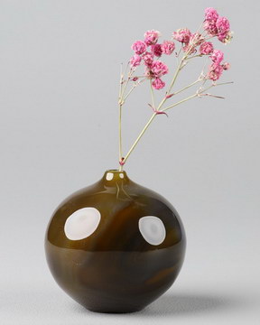 1.9" Premium Brazilian Agate Hand Carved Crystal Vase Sculpture, Crystal Healing