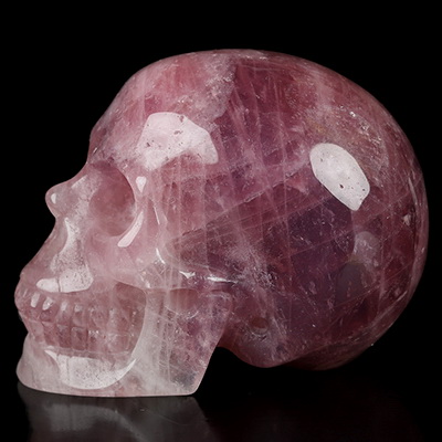 2.0" Fluorite Hand Carved Crystal Skull, Realistic, Crystal Healing