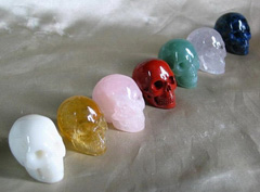 Chakra Balancing Healing 7 Crystal Skulls