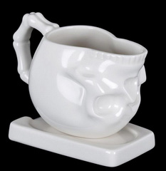 Crystal Skulls Porcelain Coffee Mug, Tea Cup, 13.8 OZ Ceramic