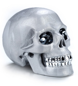 2.0" Tera-hertz Hand Carved Crystal Skull, Realistic, Crystal Healing