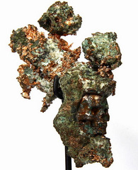 Jun 9, 2014 ACSAD (A Crystal Skull a Day) - Natural Copper Mineral with Matrix Stone Carved Crystal Skull