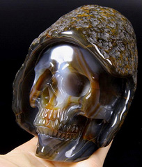 Jun 21, 2014 ACSAD (A Crystal Skull a Day) - The Skull Hermit - Agate Carved Crystal Skull Sculpture
