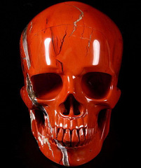 Jun 19, 2014 ACSAD (A Crystal Skull a Day) - Shǎndiàn - Red Jasper Super Realistic Carved Crystal Skull Sculpture