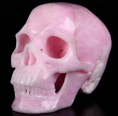 Dec 9, 2014 ACSAD (A Crystal Skull a Day) - Perpetual Growth - Pink Aragonite Carved Crystal Skull Sculpture