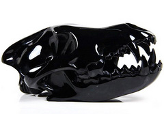 Jan 25, 2015 ACSAD (A Crystal Skull a Day) - Return to the Wild - Black Obsidian Carved Crystal Wolf Skull Sculpture