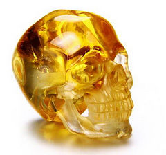 Nov 22, 2014 ACSAD (A Crystal Skull a Day) - Clarity and Inspiration - Citrine Carved Crystal Skull Sculpture