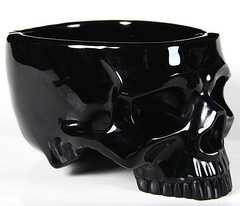Jan 16, 2015 ACSAD (A Crystal Skull a Day) - Reservoir of Dreams - Black Obsidian Carved Crystal Skull Bowl Sculpture